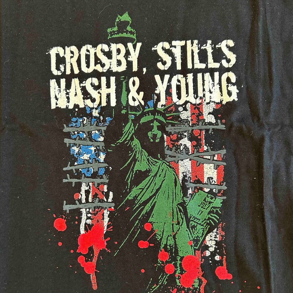NWOT CSNY Freedom of Speech 2006 Tour Tee -XL